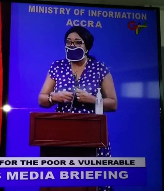 hughes_onair's tweet photo. 5 days ago, the Gender Minister stood on the same platform and said Kakayei would get stipends from gov't.  Info Minister @konkrumah reiterated this. So why is she saying she never said that? That's palpable falsehood in a period when sincerity is key! https://t.co/DVSJmmwZ6R