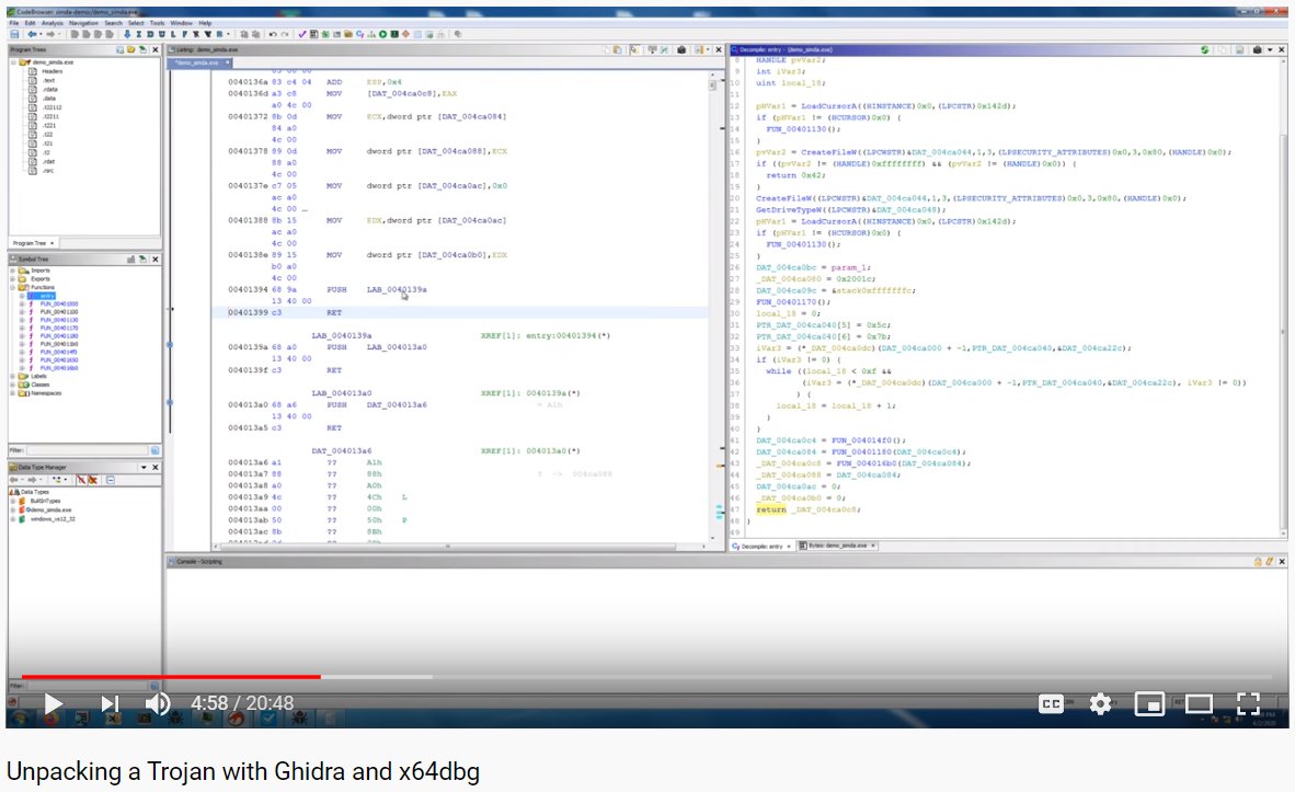 _ringzer0's tweet photo. Discover how to use manual unpacking techniques and overcome anti-analysis using #Ghidra and #x64dbg with an (old) #simda sample via @jstrosch.
https://t.co/65XqrRIz2r
Wanna master malware analysis?
Join @jstrosch at #Ringer0 ⚡️ https://t.co/W0ntdqGvVe https://t.co/R88i7DQUSM