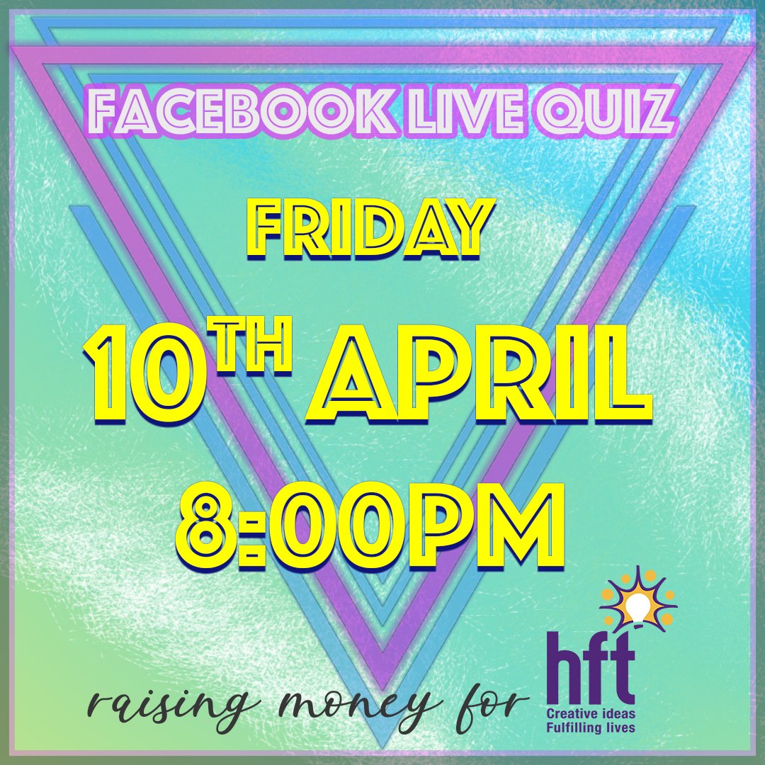 Hftonline's tweet photo. Enjoy a fun evening with friends & support frontline care staff by joining in with @thebigfatquizco THIS Friday 10th April @ 8pm for the 💜 best 80’s virtual quiz ever 💜 https://t.co/xZ1qC0sfU7 #StayatHome #VirtualPubQuiz #SupportFrontlineStaff https://t.co/ho4xGUpdkm