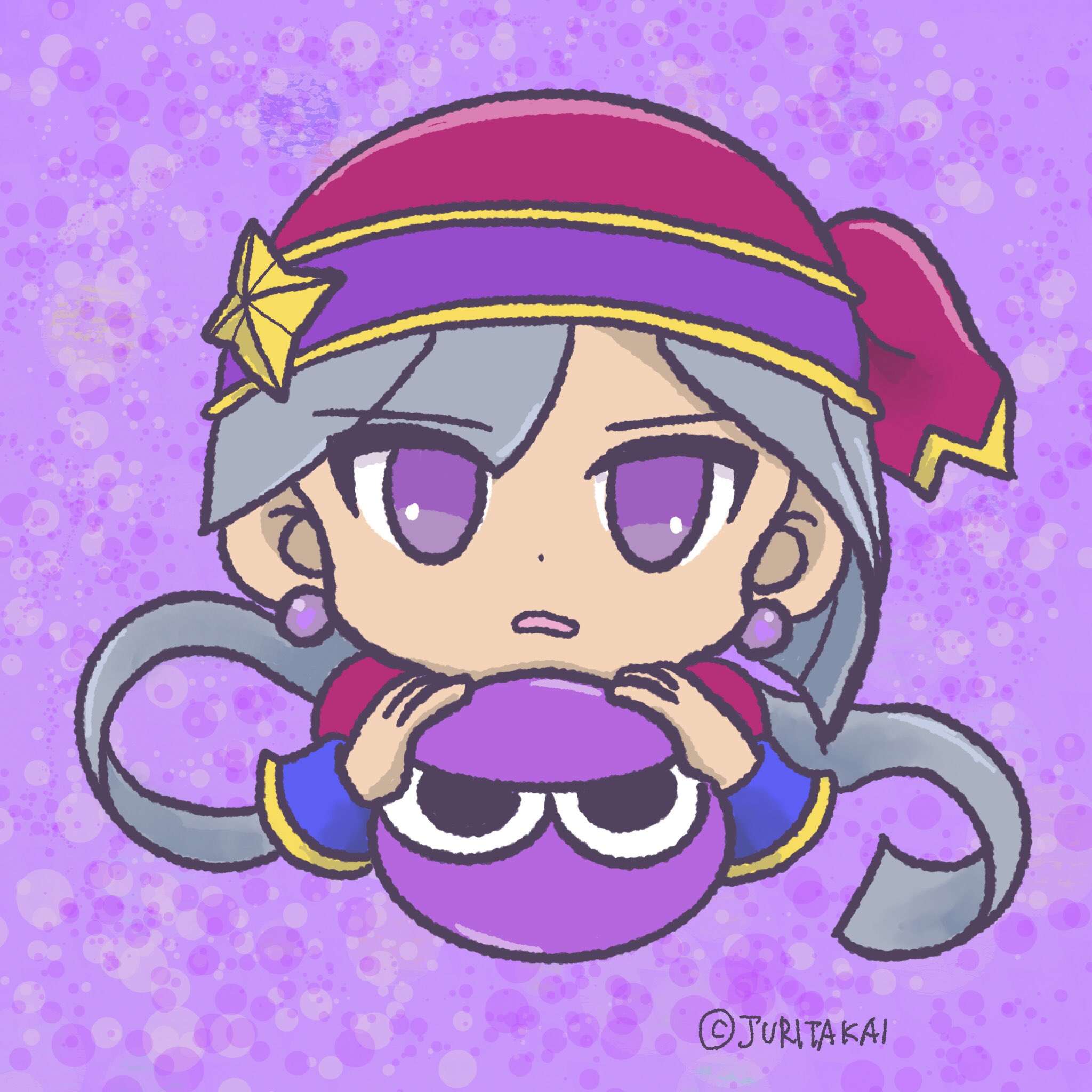 高井じゅり イラストレーター 似顔絵作家 Twitterissa 趣味絵 ぷよクエのルファスと紫ぷよ 時間を持て余しているなら パズルrpgの ぷよクエアプリで遊ぼう 笑笑 Procreate Ipadpro Illustration ぷよクエ Sega Puyoquest Puyopuyoth イラスト