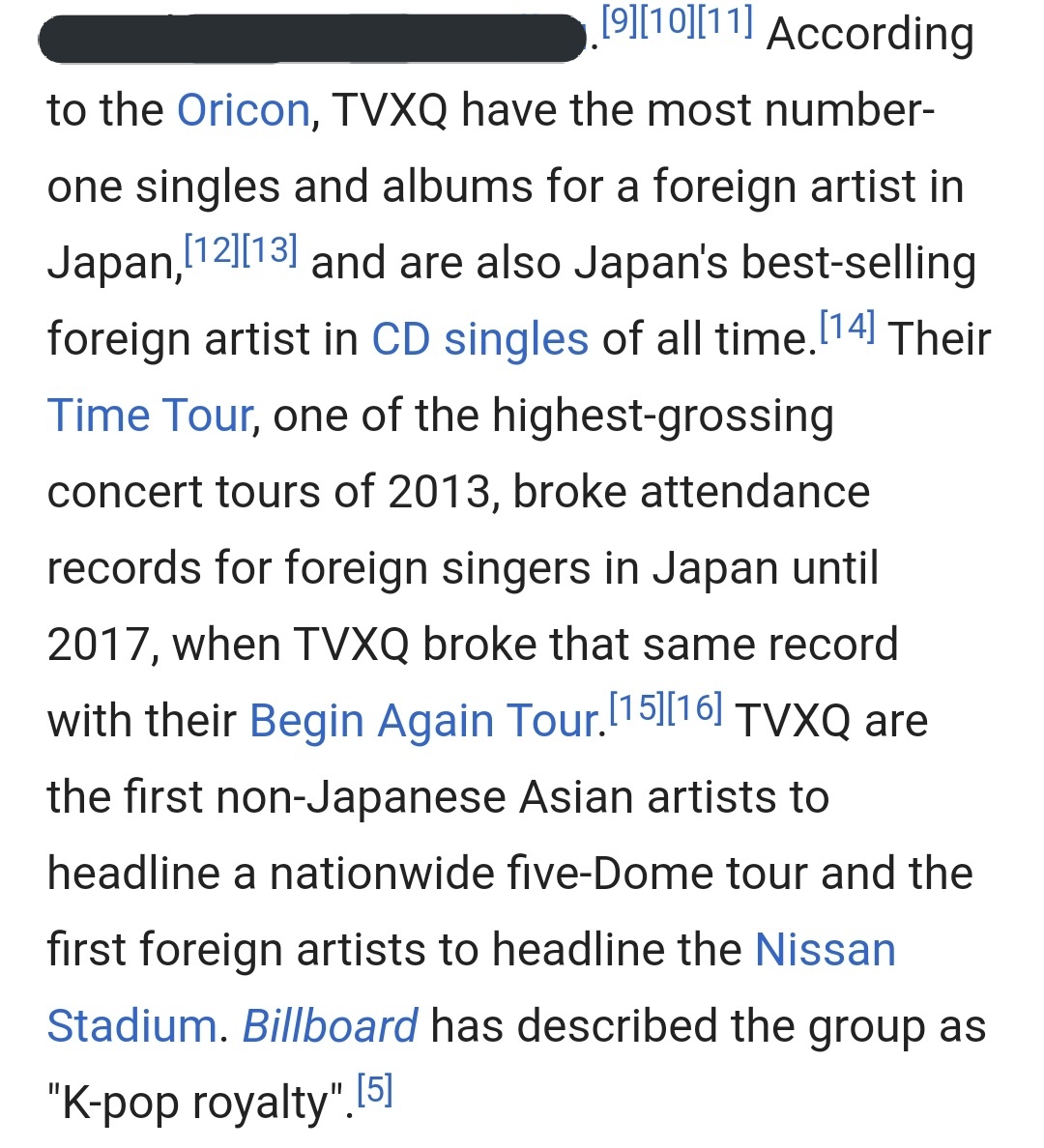 well here's why i say what i say, other than local artist,  #TVXQ is probably the most successful of them all even till this day. they still hold tours and every single releases of theirs never fail to chart there. they were also the first korean act to ever perform at tokyo dome.