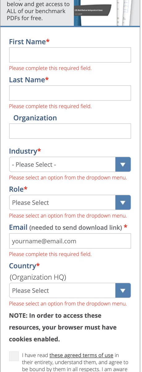 FVT's tweet image. #CISBenchmark I hate you! Why do you need to gather all this information for something you are offering for free!
FYI,I think this may also be way off GDPR compliant