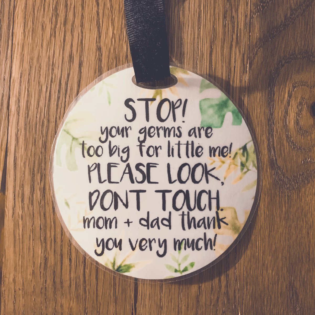 ChildLifeSteph's tweet photo. It felt a little over the top when I made this before Christmas for an April baby (when respiratory season should be slowing down)... now it seems oddly fitting given the timing of this little one being due! #PhysicalDistancing #WashYourHands #Covid_19 https://t.co/6PfNcdOzEW