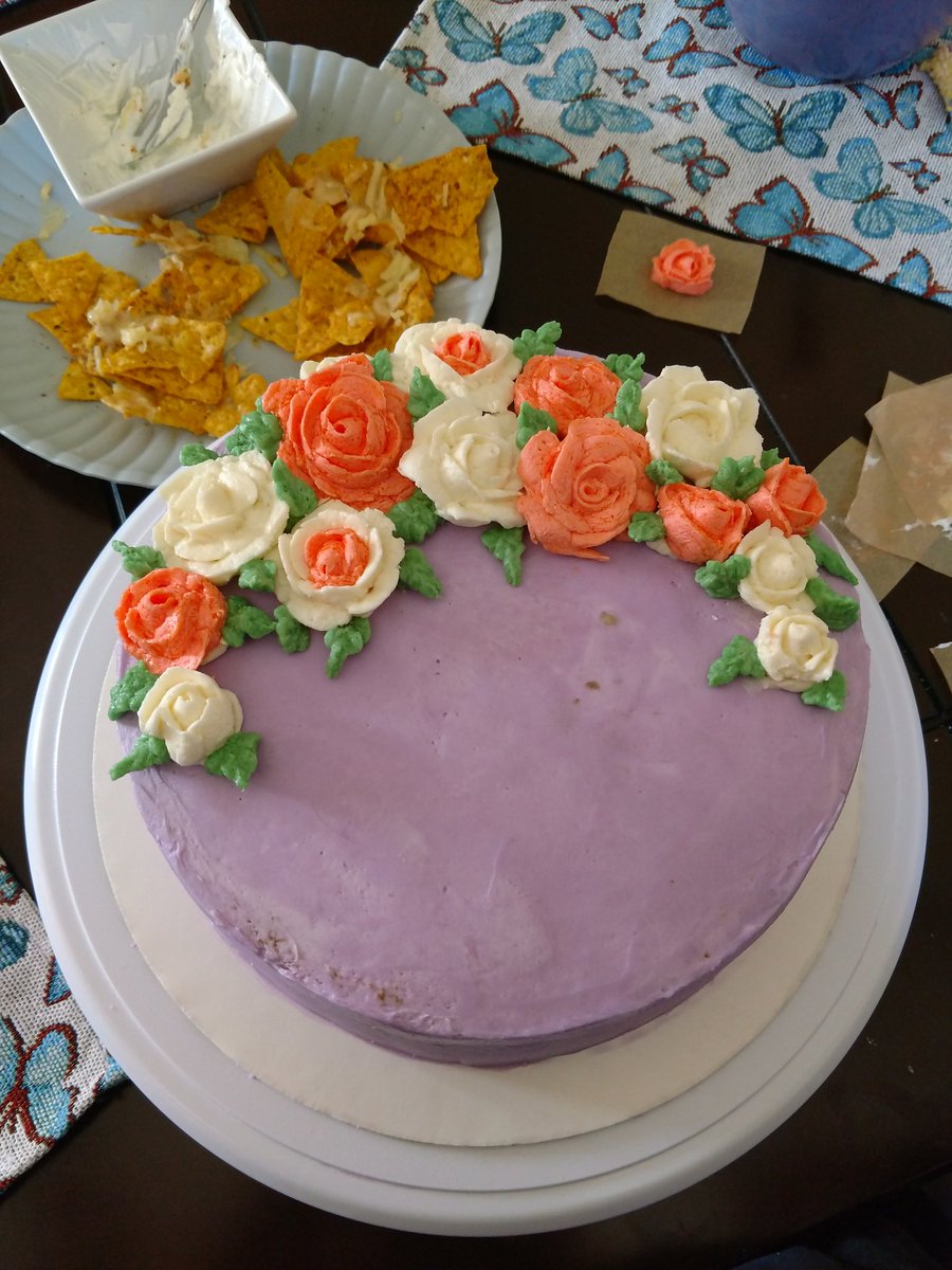 Photo_Girl9's tweet image. Proud Mom moment. My girls, 15 and 13, made their first completely from scratch cake. Only minor input from me. #ScratchBaking