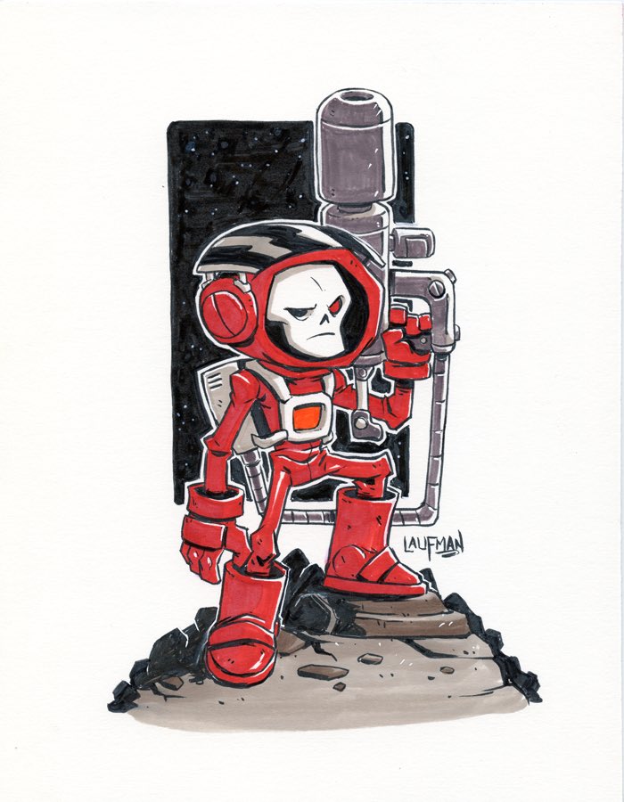 laufman's tweet photo. Only 2 Days LEFT to back @jakeparker ‘s new artbook which includes a Skull Chaser Comic! Let’s get him over 1000 backers! 

CLICK THE LINK👉https://t.co/7HCfHQVmbc

#skullchaser https://t.co/ncDmoMPCQ2