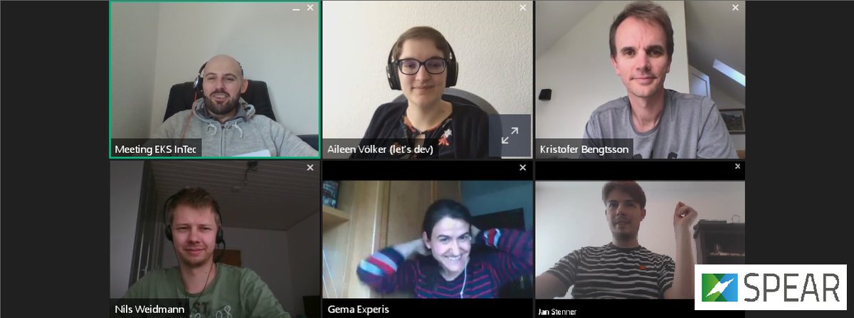 We will remain a team and will not let anything stop us #StayAtHome #spear_project | Spain, Sweden and Germany.