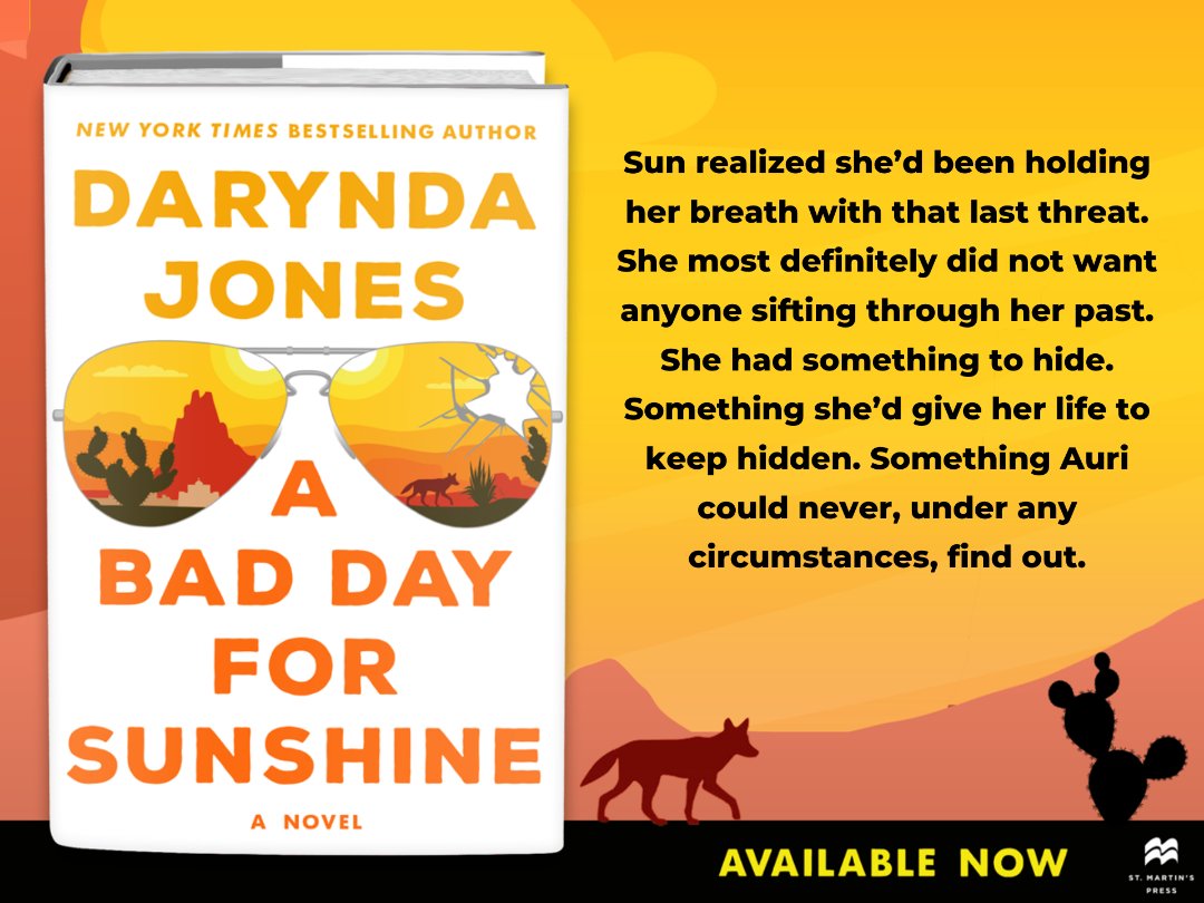 The forecast calls for sunshine ahead...

A mystery series that delivers bright skies, bad guys, and a kick-ass heroine. Available NOW! #abaddayforsunshine @SMPRomance 
us.macmillan.com/books/97812501…