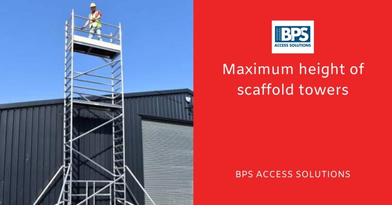 BPS_Access's tweet image. What is the maximum height for a scaffold tower? Find out here: laddersandscaffoldtowers.co.uk/blog/scaffold-… #scaffoldtower