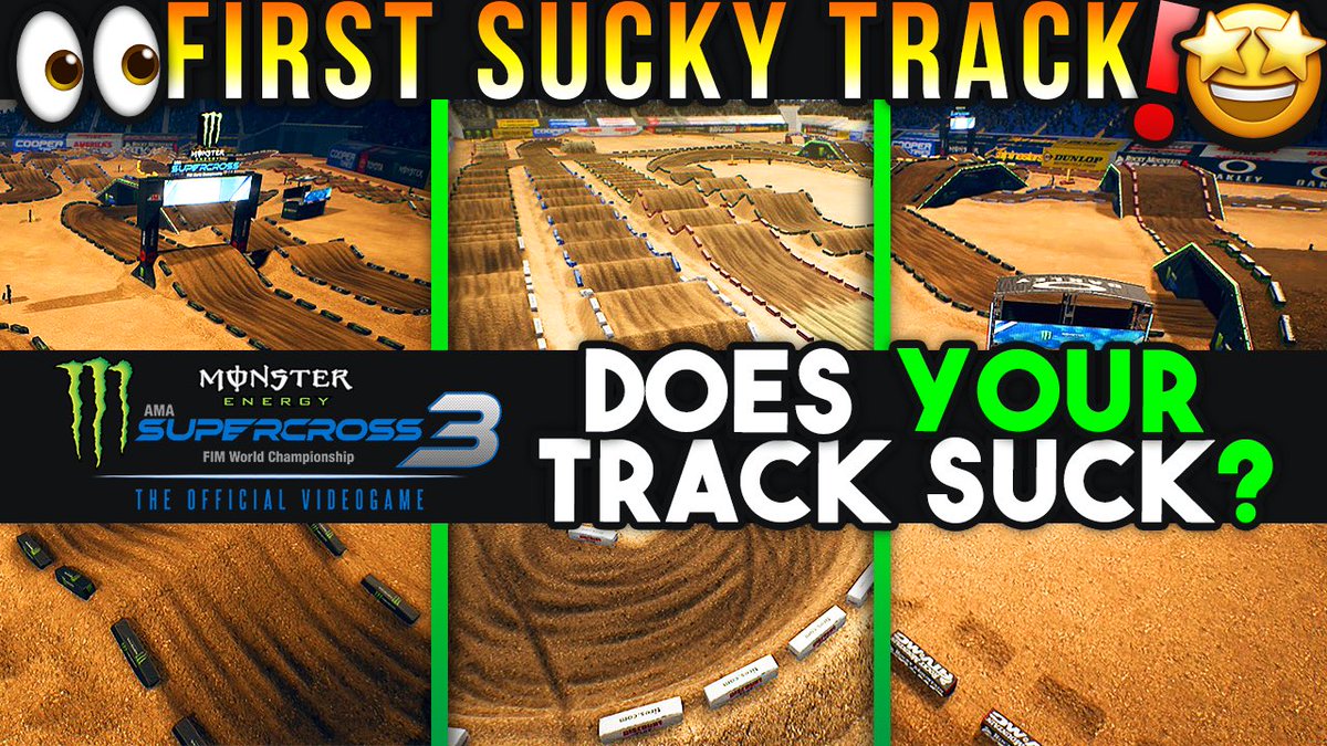 windham151's tweet photo. FIRST SUCKY TRACK! 👀🤩

Does Your Track Suck? | Monster Energy #Supercross3 
🎥: https://t.co/jisZ297NT7 

#SupercrossTheGame #DYTS #DoesYourTrackSuck #CustomTracks https://t.co/Irvg0rzitn