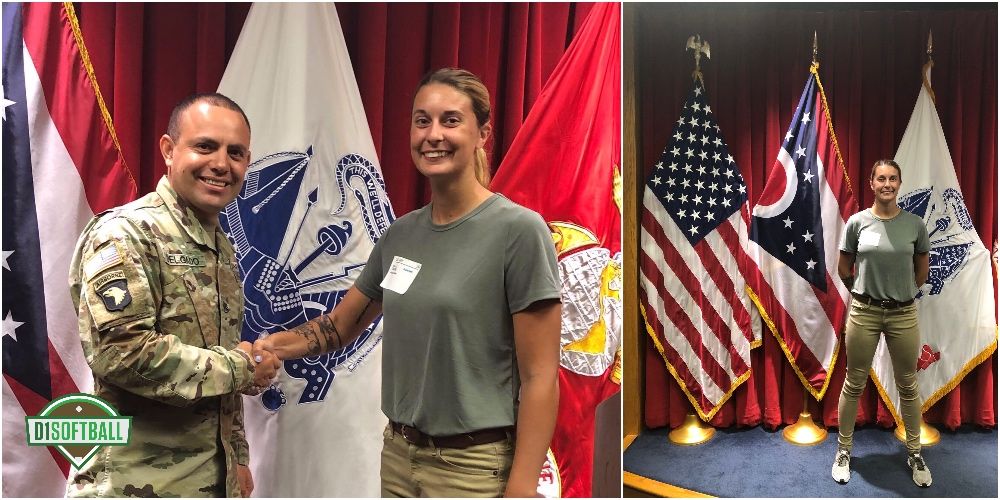 D1Softball's tweet photo. The NCAA might have given everyone a year of eligibility relief, but for some, career paths were already chosen.

Meet @UConnSoftball's Ashlee Dahman, who is joining the @USArmy instead of returning to #UConn for another season.

>> https://t.co/raeaeL8BAT https://t.co/swAsSIrD6l