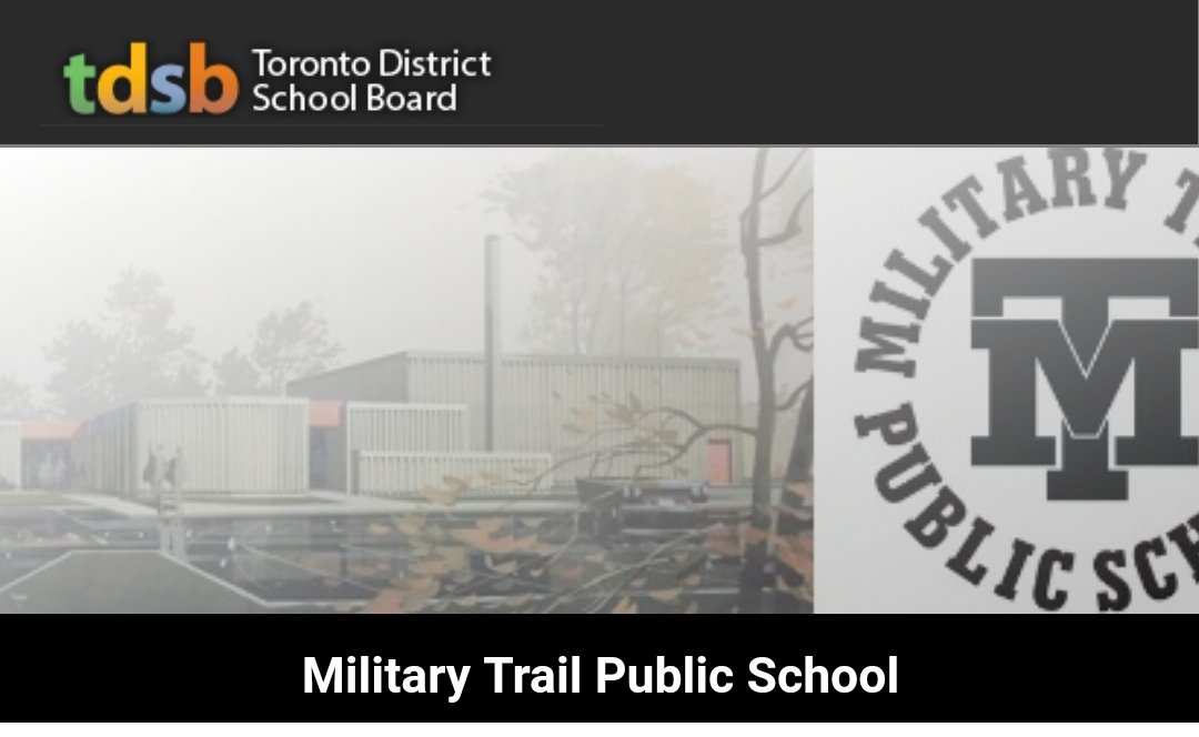 Good morning to our MT families.  For updates and  information please visit our school website. Schoolweb.tdsb.on.ca/militarytrail Today's post offers Support to Families.  Please visit our site
