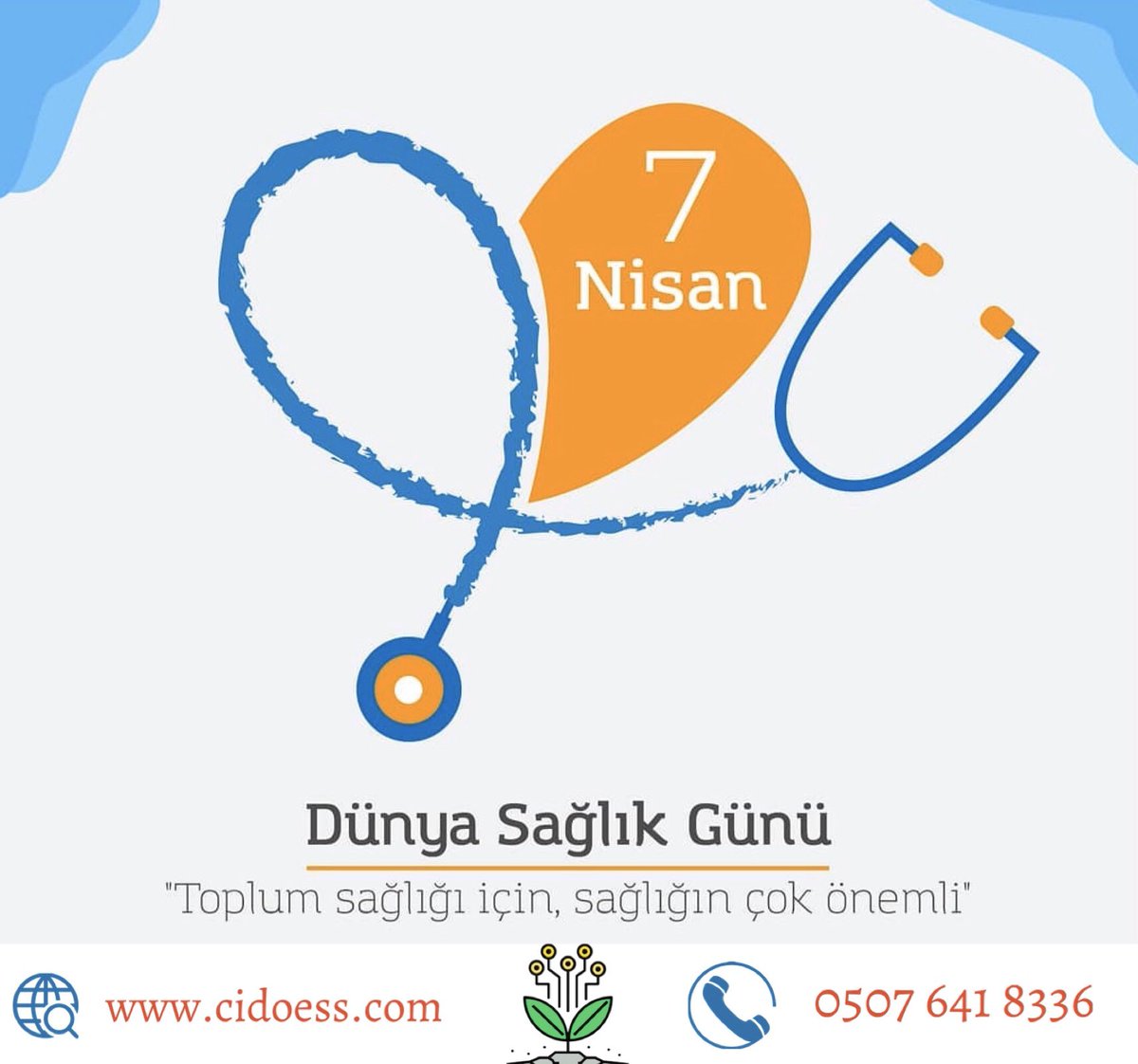 Sağlımızın ne kadar önemli olduğunu bir kez daha hatırladığımız bugünlerde bizlerin sağlığı için büyük bir özveriyle emek harcayan sağlık çalışanlarımıza teşekkür ederiz.

Hepimizin #DünyaSağlıkGünü kutlu olsun!🍀 #Tarım #Çiftçi #Çidoes #Tohum #DoğruEkim #DoğruTarım