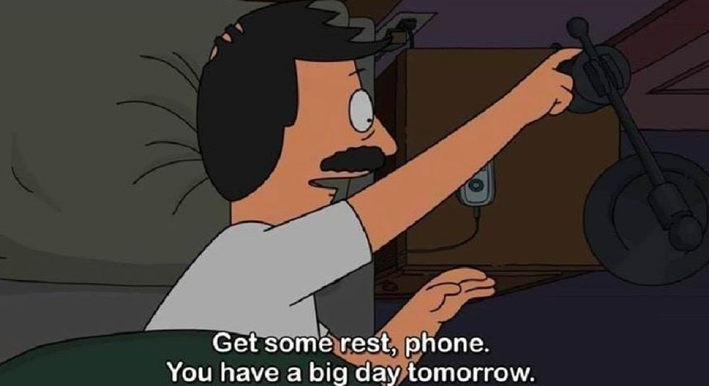 9GAG's tweet photo. Me putting my phone on charge at night during quarantine https://t.co/eYuiqbJvf6