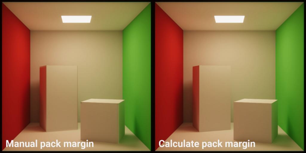 Our new 2020.1 beta feature Calculated Pack Margin makes it easy to avoid UV overlapping artifacts and to get clean and correct lightmaps! Notice dark artifacts around the objects' edges caused by the UV overlaps in the Manual Pack Margin.

Learn more: on.unity.com/2RiAlnI