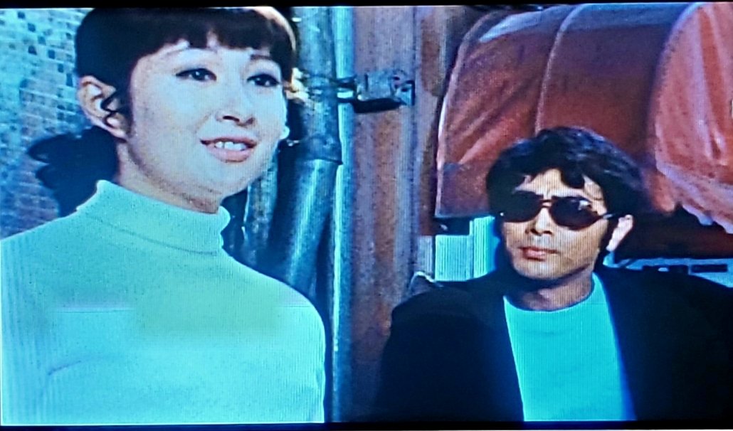 おく けん 原田芳雄 ポランスキー吸血鬼 五番目の刑事 日本公開時だろうから1969年9月下旬頃の撮影か 60sルックのミニスカ三条泰子さんがキュート 冷酷な悪女だけどw