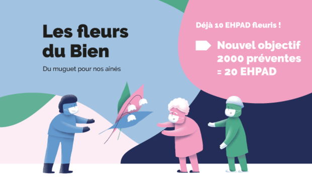 Voici une belle initiative que nous soutenons à 200% ! 💚
Via cette cagnotte <a href="/Kissbankers/">KissKissBankBank</a> fleurissez les EHPAD en offrant du muguet aux personnels soignants et aux personnes âgées ! 👩‍⚕️🧑‍⚕️
Offrez aussi une aide économique pour nos producteurs horticoles ! 🌻
urlz.fr/ckQ6