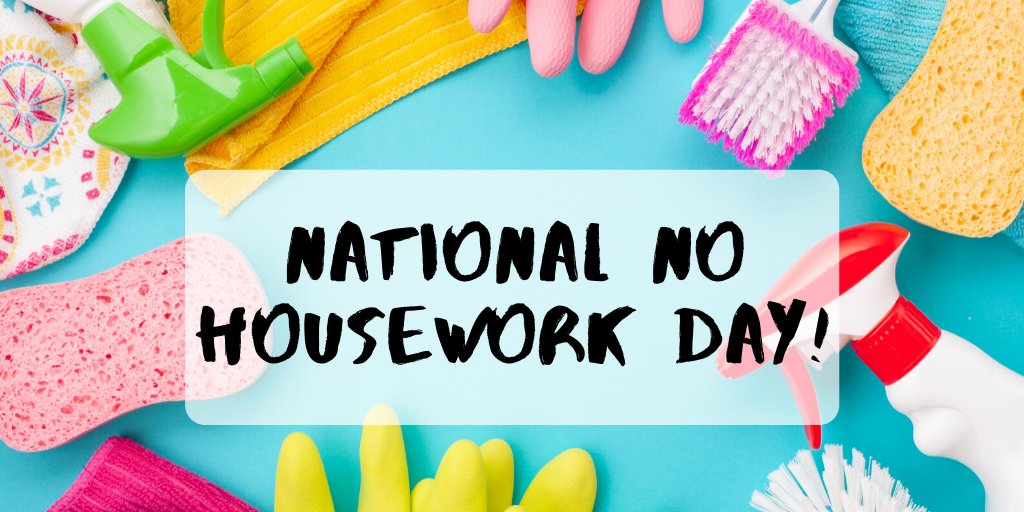 LEHS_PTSO's tweet photo. It’s National No Housework Day! So for today’s #weekdayquarantinegiveaways we want to know how you’ll be celebrating! Tell us and tag it with #lehsptso to be entered in the daily drawing. Must be current LEHS student, staff, or parent to win. https://t.co/1u7WwOgv0s