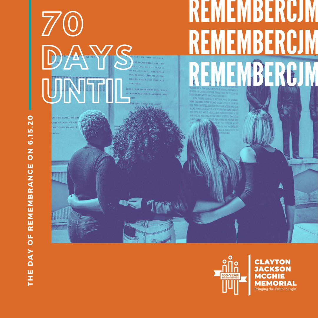 June 15, 2020 will be 100 years since the brutal #Duluth #MN lynching of three young Black men.

Every day we remember #EliasClayton, #ElmerJackson, and #IsaacMcGhie. We ask, what will a future of racial justice, healing, and reconciliation look like in our community?

#CJM2020