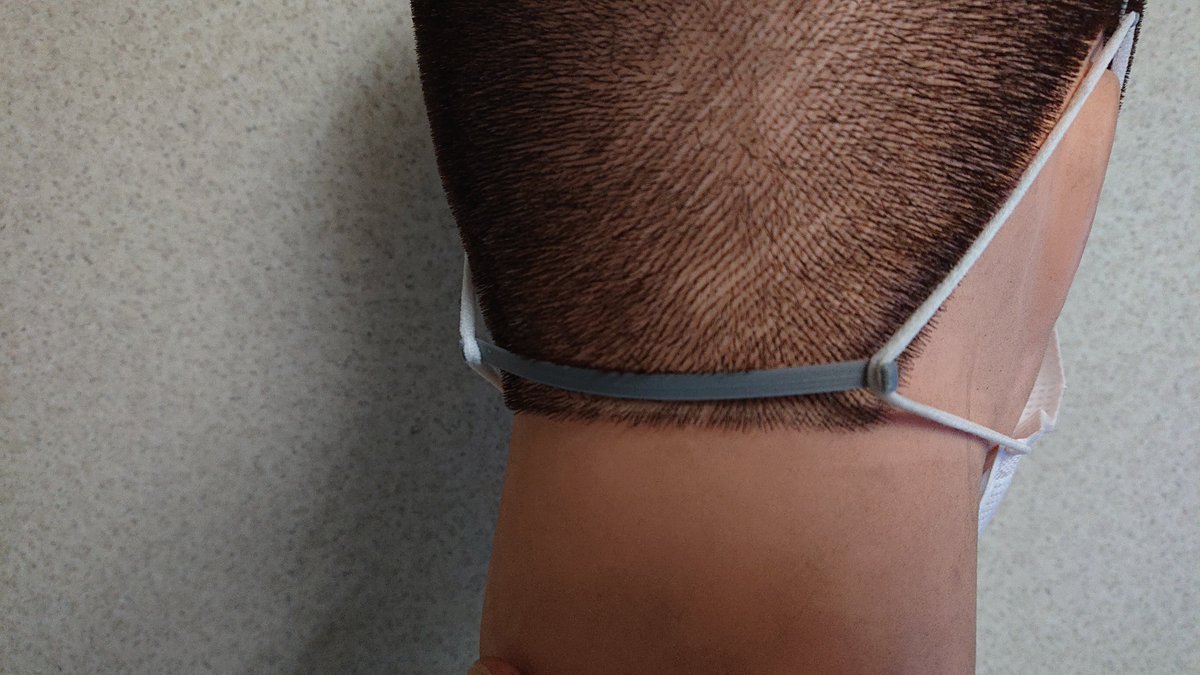 ট ইট র 秀仁 マスクで耳が痛くならないように 後ろで止めるのをよく見ますが 首の後ろで止めると結局耳の上にゴムがかかって痛くなるので 3dプリンタでカチューシャ的な物を作りました これなら耳に全くかからないので痛くなりません 使ってみたい人って