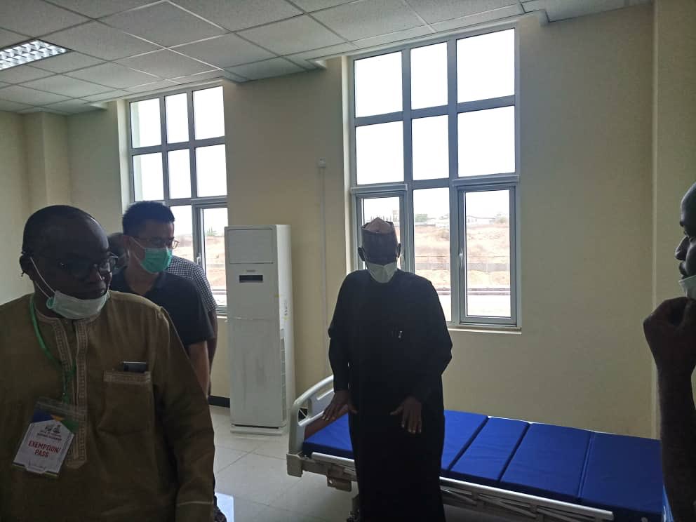 OzoMusty's tweet photo. FCT Minister @MuhdMusaBello Inspecting The 300-bed Isolation Centre At Idu District. 

The Centre Is Being Set Up In Readiness For #COVID19 Cases If The Need Arises. https://t.co/0YFmNDSwwG