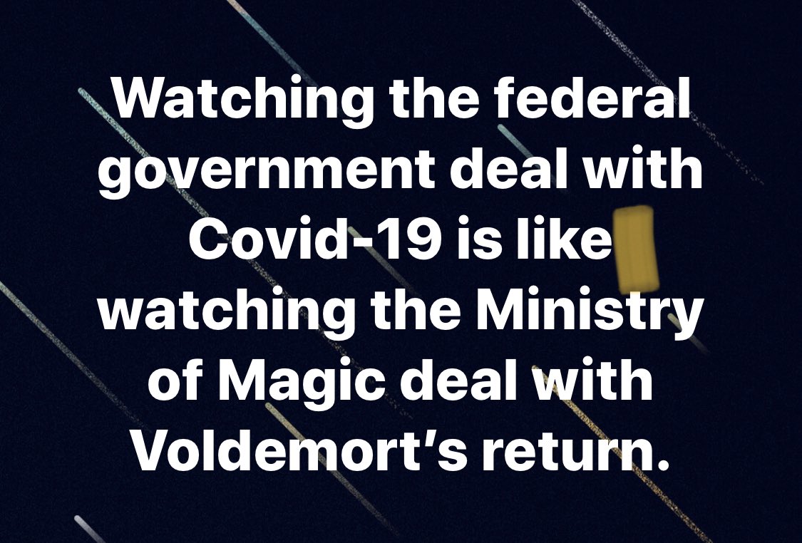 GiraffesD's tweet photo. @jk_rowling - if anything, I’m calmed by the knowledge that Voldemort will be defeated and the ministry will be revamped for good-thank you for the foresight and guidance! ⚡️ https://t.co/tMYuZfJT4W
