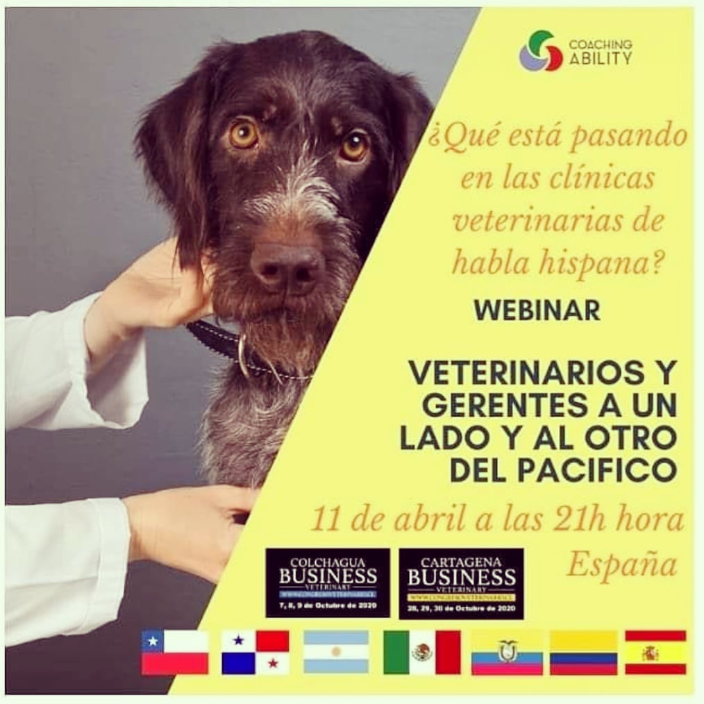CoachingAbility's tweet photo. Gerentes, consultores y veterinarios de Latinoamerica y España os esperamos en este webinar en directo. Inscripciones gratuitas en: https://t.co/8Na42l489T @CoachingAbility @congresoveteri1 @JulioMorales_12 https://t.co/wqApYQIZtp