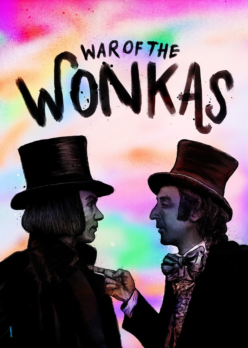 DanKNorris's tweet photo. Wonka Vs Wonka #Wonkas #wonka https://t.co/QYEicyne3Y