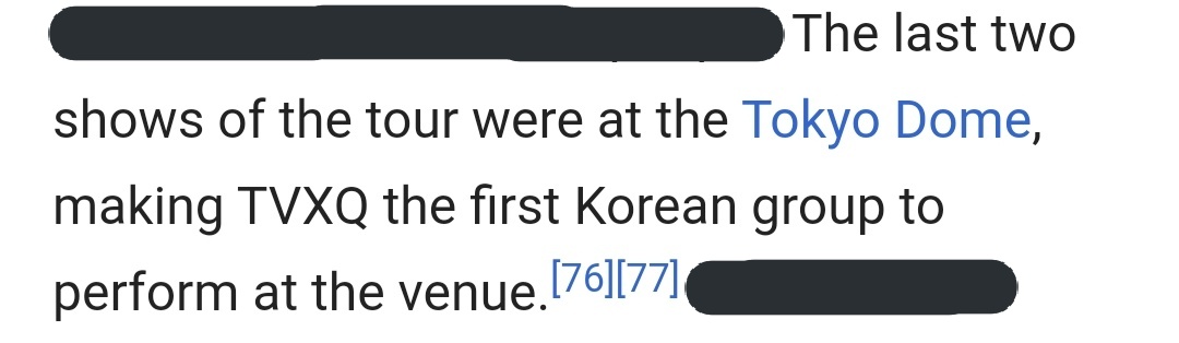 and can I just say how much a legend  @TVXQ are in japan considering that they're the first ever kpop artist to ever perform at tokyo dome