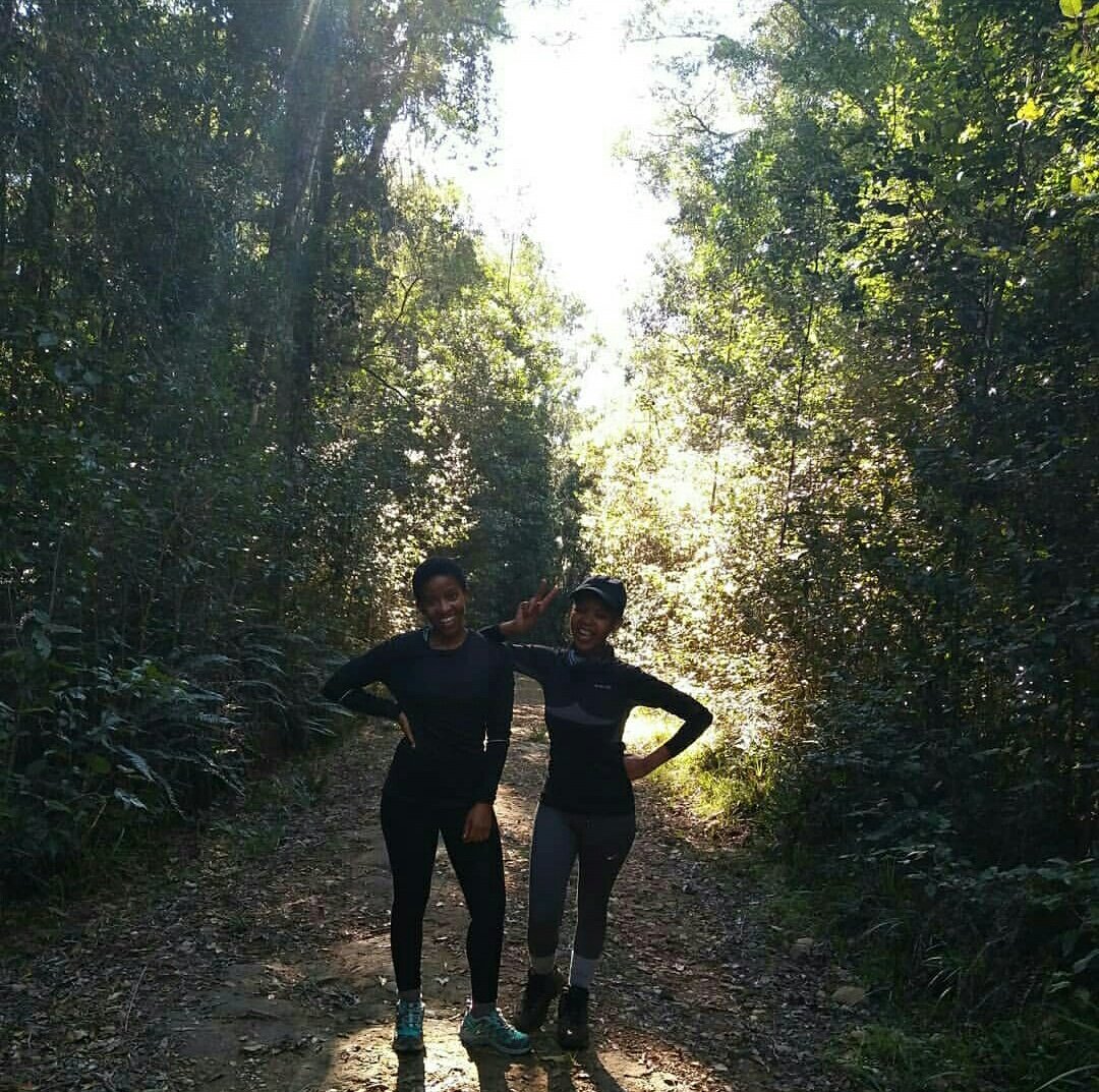  #girlswillalwaysbegirls.... Because we were busy having a photoshoot of a life timeeee...our friend on the last frame kept it moving and we missed a turn which cost us almost 3hrs of walking to a dead-end on day3.... #hikerslife  #khenkethamzansi  #Outeniquahike2018