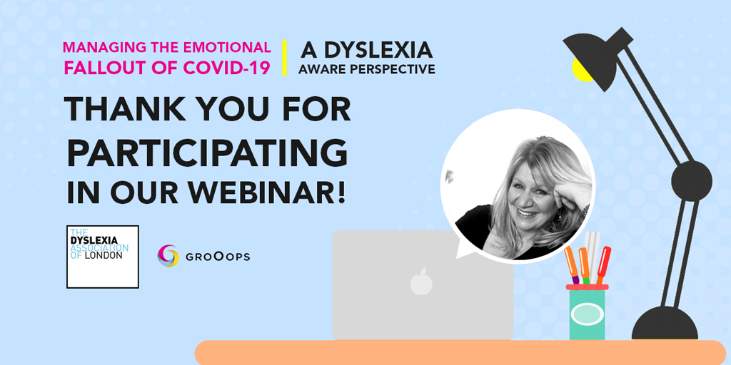 Thank you to all who joined us on our first webinar yesterday. We hope it was of some help to you in these challenging times. There's still time for you to watch it and learn why you may be experiencing a tangle of emotions bit.ly/2RjQqcL
#GroOops #covid19 #neurodiverse