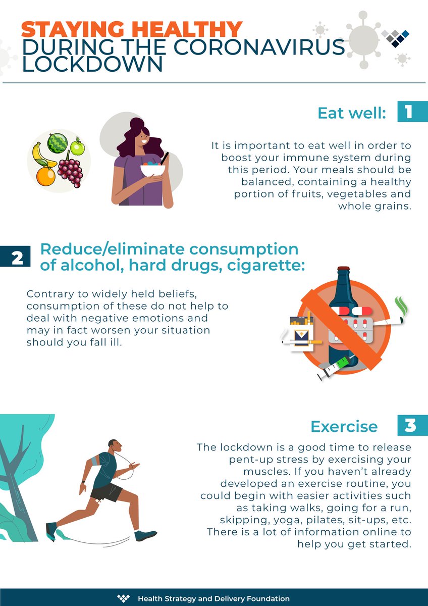 HSDF_NG's tweet photo. It's #WorldHealthDay2020
While most countries are experiencing a #lockdown due to the #COVID19 pandemic, we thought to share some #HealthTips with you.
#Stayhome #Staysafe https://t.co/x8OHLKvSQX