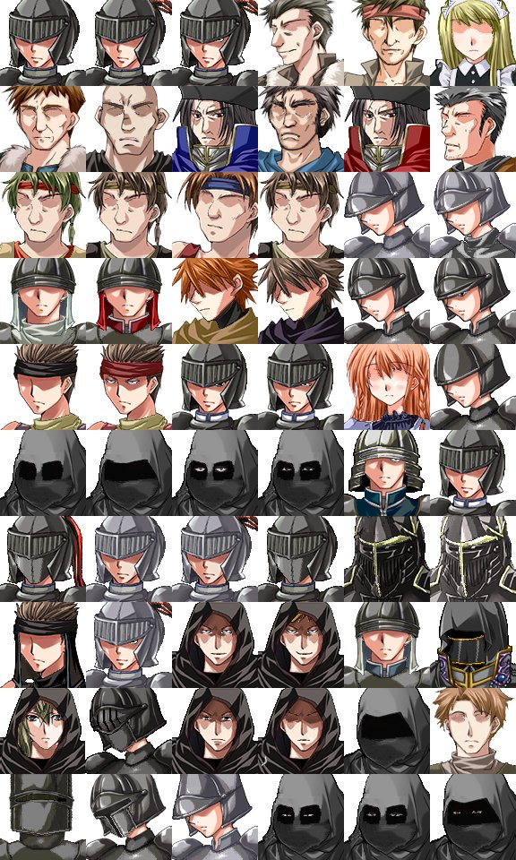 gameandfun2020's tweet photo. SRPG Studio用の顔グラフィックです。
他製作者様の改変が含まれています。
仕上げが甘いので手直しが必要かもしれません。
不具合があれば教えてください。 https://t.co/oTdcq3pgrt