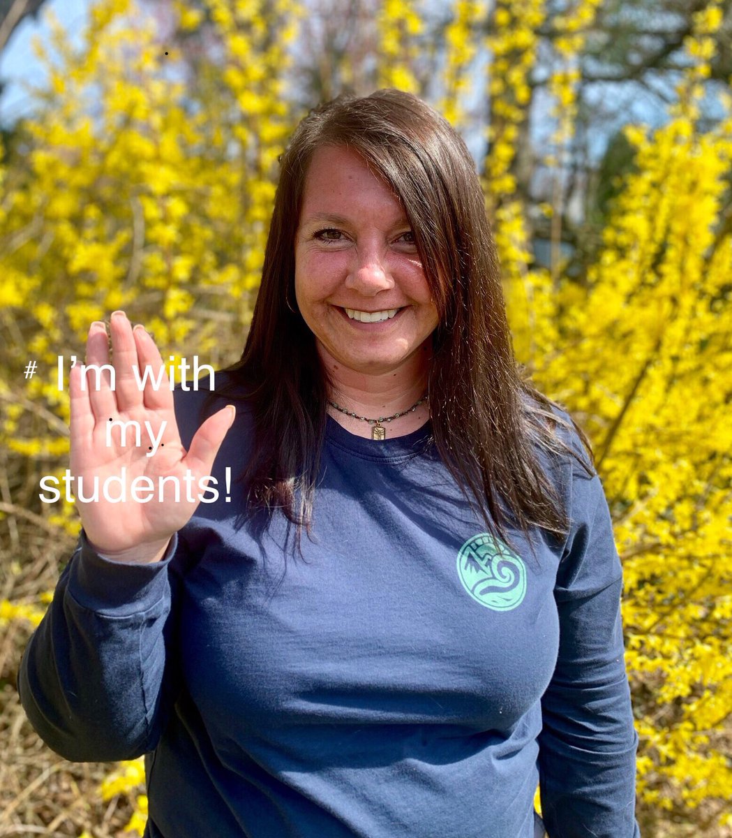 I couldn’t be prouder to say #imwithmystudents.  #ncte