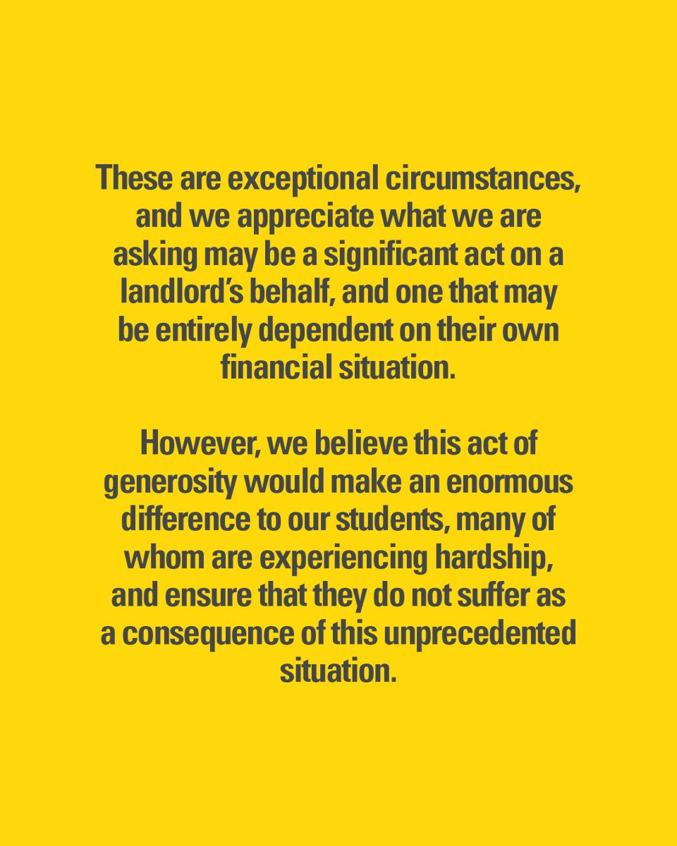 TheUnionMMU's tweet image. Today the Universities in Greater Manchester and their Students’ Unions are appealing to private landlords to follow our University’s lead and release their student tenants from their contracts early and to relieve them from third-term rents⁣
⁣
theunionmmu.org/articles/open-…