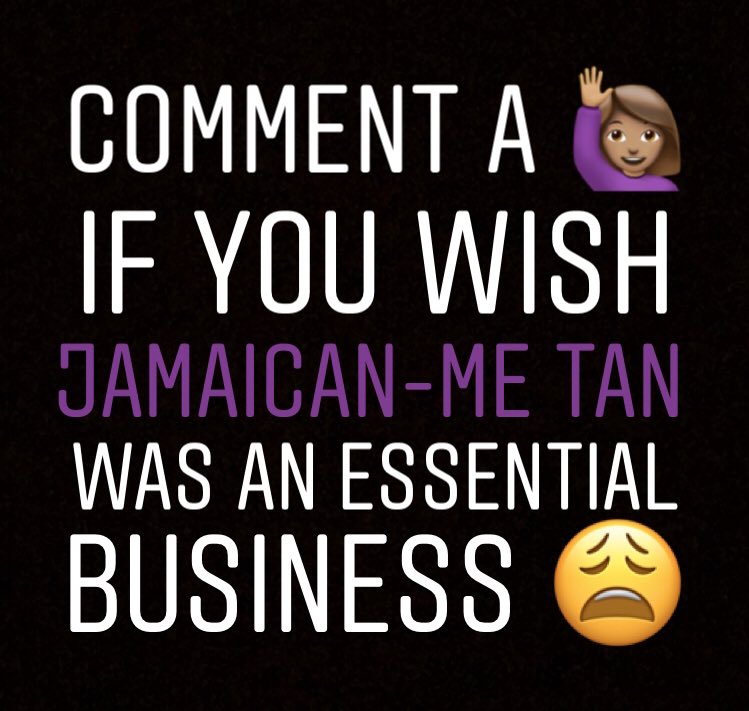 JamaicanMeTanUH's tweet photo. 🙋🏽♀️🙋🏽♀️🙋🏽♀️
Can’t make it much longer with out seeing our amazing customers 😭 how are you guys trying to stay tan??
•
•
#Tan #Tanning #TanningSalon #TanningLotion #ImGoingTanning #AustralianGold #SwedishBeauty #DesignerSkin #CaliforniaTan #Bronze #Golden #TanGoals #Glow #VersaSpa https://t.co/oJWi3FxGMg
