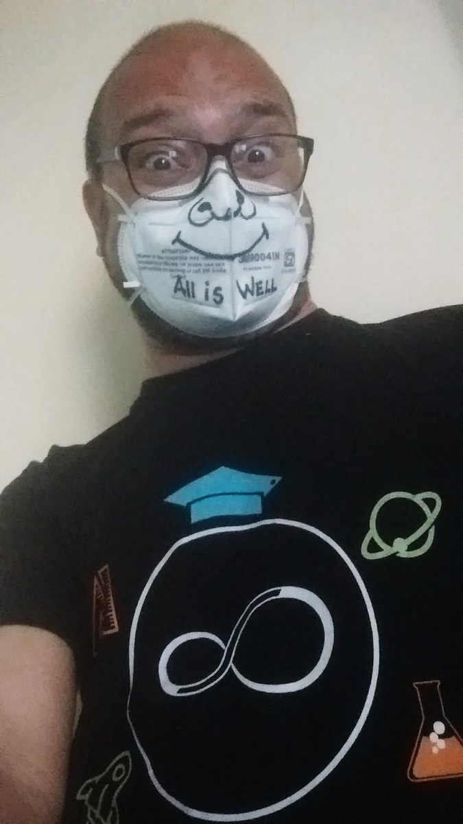 sandmonty's tweet photo. #MaskIndia
#SmileThroughTheMask
#AllWell
#TheMask https://t.co/DJKpUgc6mw