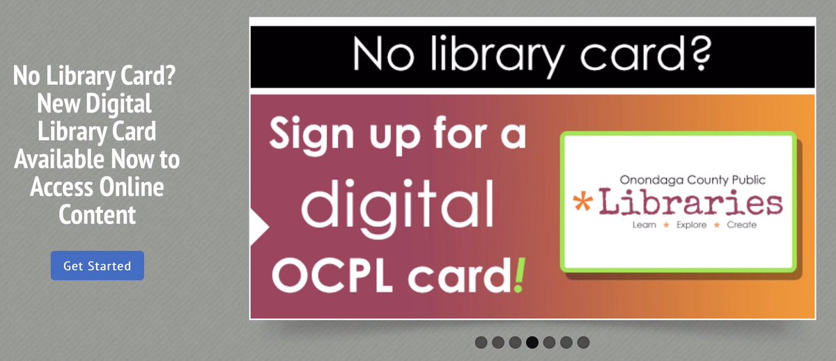LiverpoolPubLib's tweet image. You can sign up for a #DigitalLibraryCard now!
onlib.org/digital-librar…
The digital OCPL card will open the world of #OnlineResources available on lpl.org
You can complete the transition to a physical card once our doors reopen.