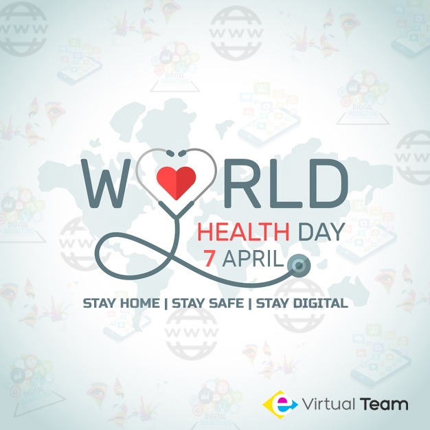 Evirtualteam's tweet photo. The Greatest #Wealth Is #Health. So this #WorldHealthDay , Let Us All Pledge To Stay Fit &amp; Healthy @Evirtualteam Would Like To Thank All The Medical Representatives For Taking Care Of Us. Stay Home, Stay Safe &amp; Stay #Digital https://t.co/GZxtvDYCIm