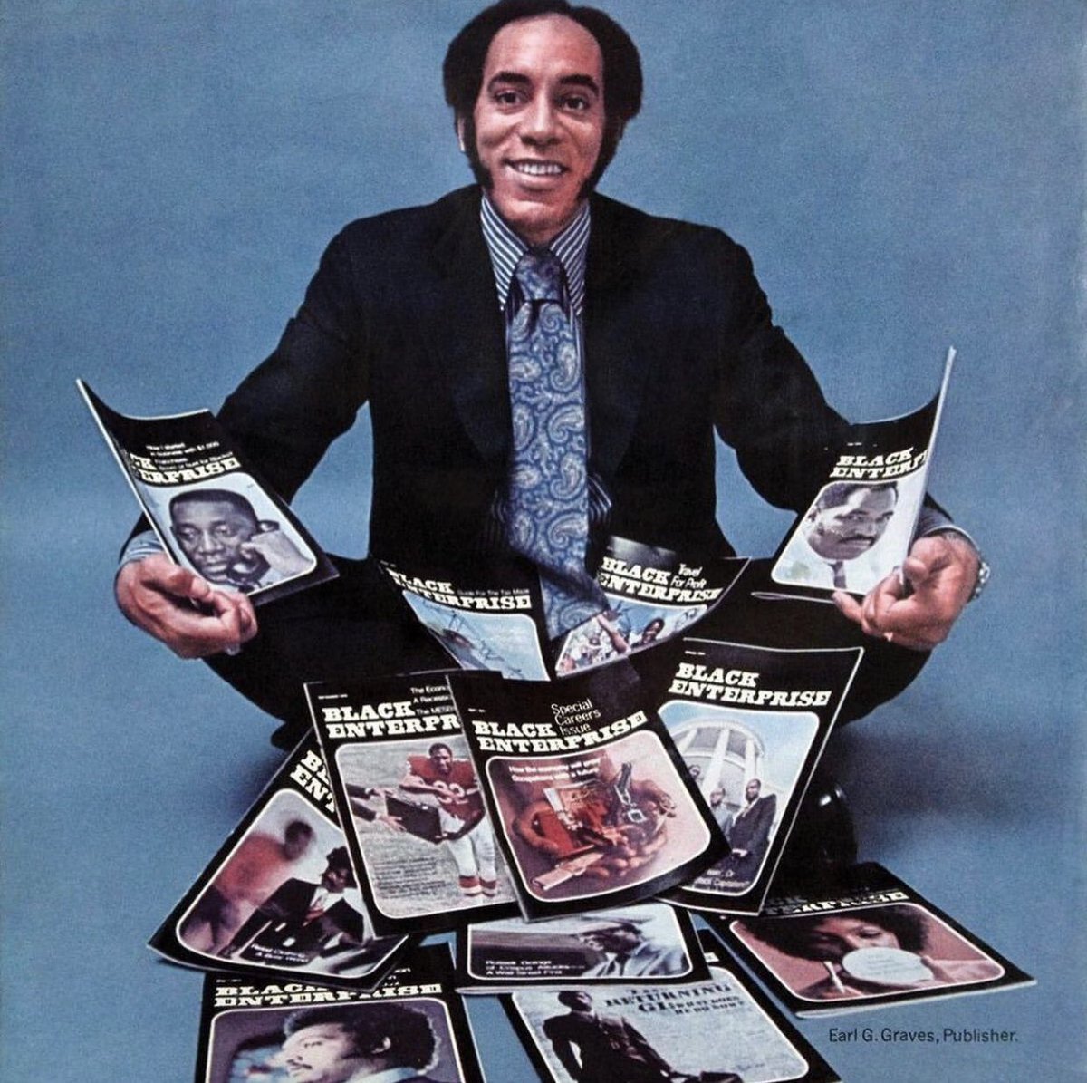 mjtcomms17's tweet photo. Earl Gilbert Graves, Sr. Jan.9, 1935 -- April 6, 2020. Founder, Black Enterprise. Blk Business ICON. Entrepreneur. Visionary. Trailblazer. Philanthropist. Son of Brooklyn.  Omega Man. Rest in Omega Chapter. #blackenterprise #blackpower #supportblackbusiness #omegapsiphifraternity https://t.co/U6VeXCWBHi