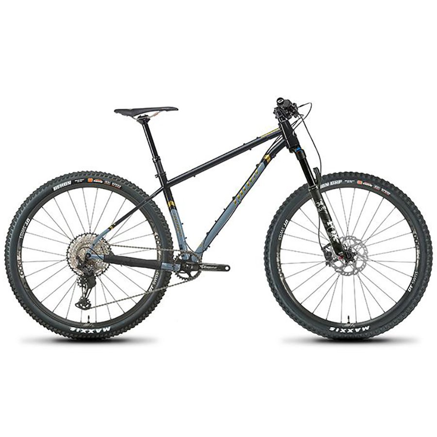 velocitizen's tweet photo. [NINER] SIR9 레이놀즈853 스틸 하드테일 산악자전거 시마노 XT 12단 - 신규 시멘트그레이와 블랙위에 골드 글자 조합이 맘에 든다. @ https://t.co/JfNYLg6d2R
#niner #sir9 
 #reynolds853 #나이너바이크 #하드테일mtb #레이놀즈853  #레이놀즈스틸프레임 #벨로시티즌 #시마노XT #스램이글12단 https://t.co/OyYPohfYmL