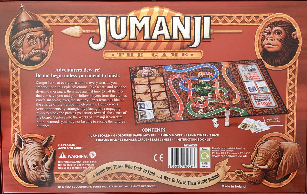 StephanieSermon's tweet photo. Today’s mail:
#Jumanji the board game, and #RoboCop: #PrimeDirectives (4 part mini-series) DVDs! 😃😃😃 https://t.co/I8uSDe5GBK