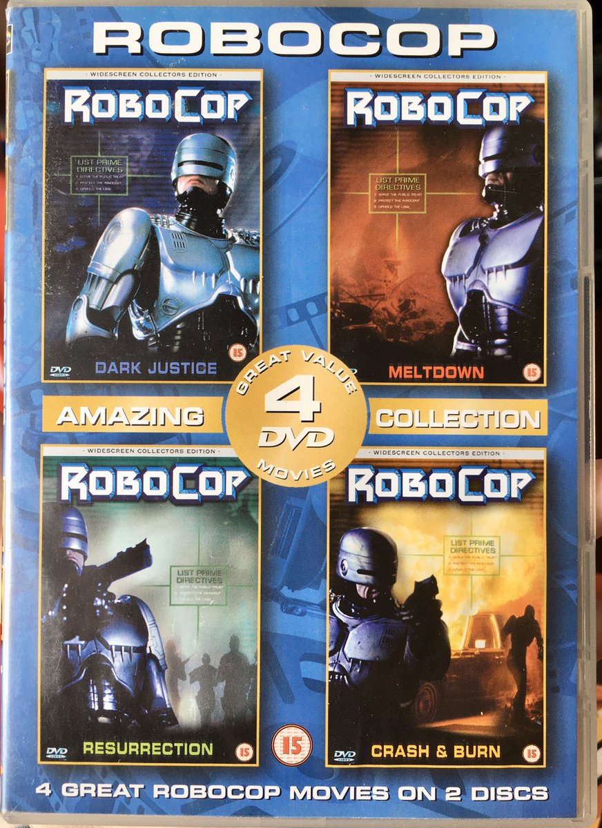 StephanieSermon's tweet photo. Today’s mail:
#Jumanji the board game, and #RoboCop: #PrimeDirectives (4 part mini-series) DVDs! 😃😃😃 https://t.co/I8uSDe5GBK