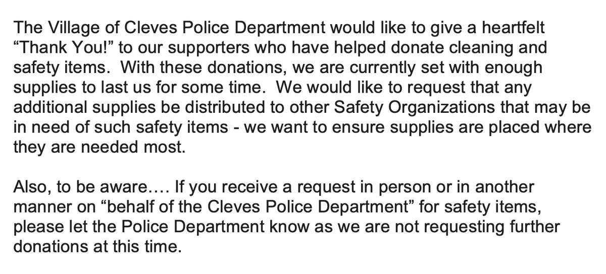 Village of Cleves (@villageofcleves) on Twitter photo 