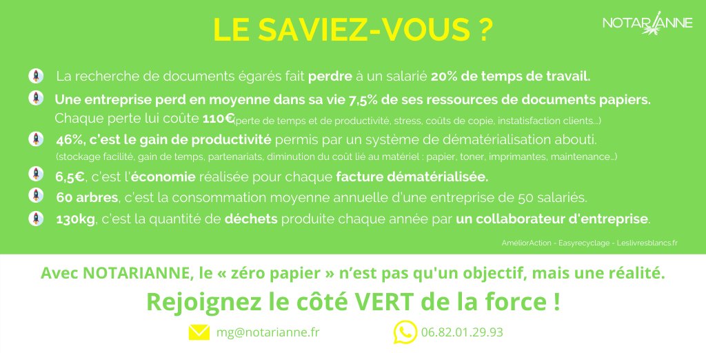 Le confinement met l’accent sur la dématérialisation.
Initiée, elle n’est en rien aboutie.
La période actuelle insiste : le « zéro papier » ne doit plus être qu’un objectif, mais une réalité !♻️ 

#notarianne #notariat #management #Covid_19 #process #dématérialisation #ecologie