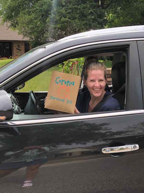TheFirstAcademy's tweet photo. Faculty meeting turned Principal Parade! Our Lower School teachers surprised Mrs. Jackson with a flurry of honks, shouts and gifts for a sweet surprise from a safe social distance. #strongertogetherathome #tfaremote https://t.co/K4Ps8e7Zu5