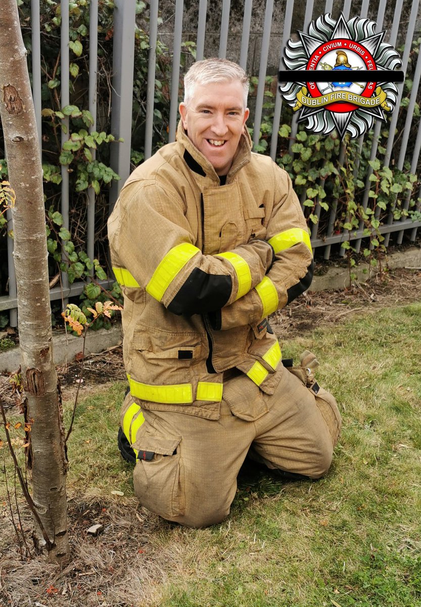 DubFireBrigade's tweet image. We're heartbroken to hear of the sudden passing of our colleague Firefighter/Paramedic Dave McLoughlin who was based in Finglas fire station. Dave is from a family steeped in service to the  fire brigade and we're here to support his family too #RIP Badge 1376
