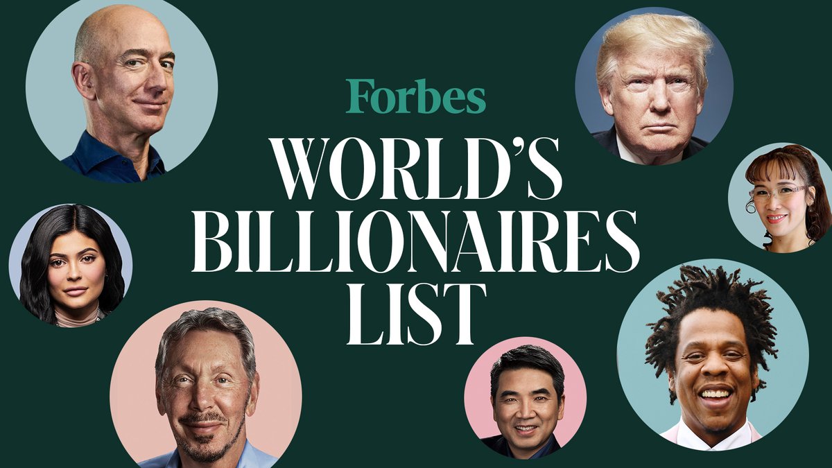 Check out the 2020  #ForbesBillionaires ranking:  https://www.forbes.com/billionaires/?utm_source=twitter_thread&utm_medium=social&utm_campaign=forbes