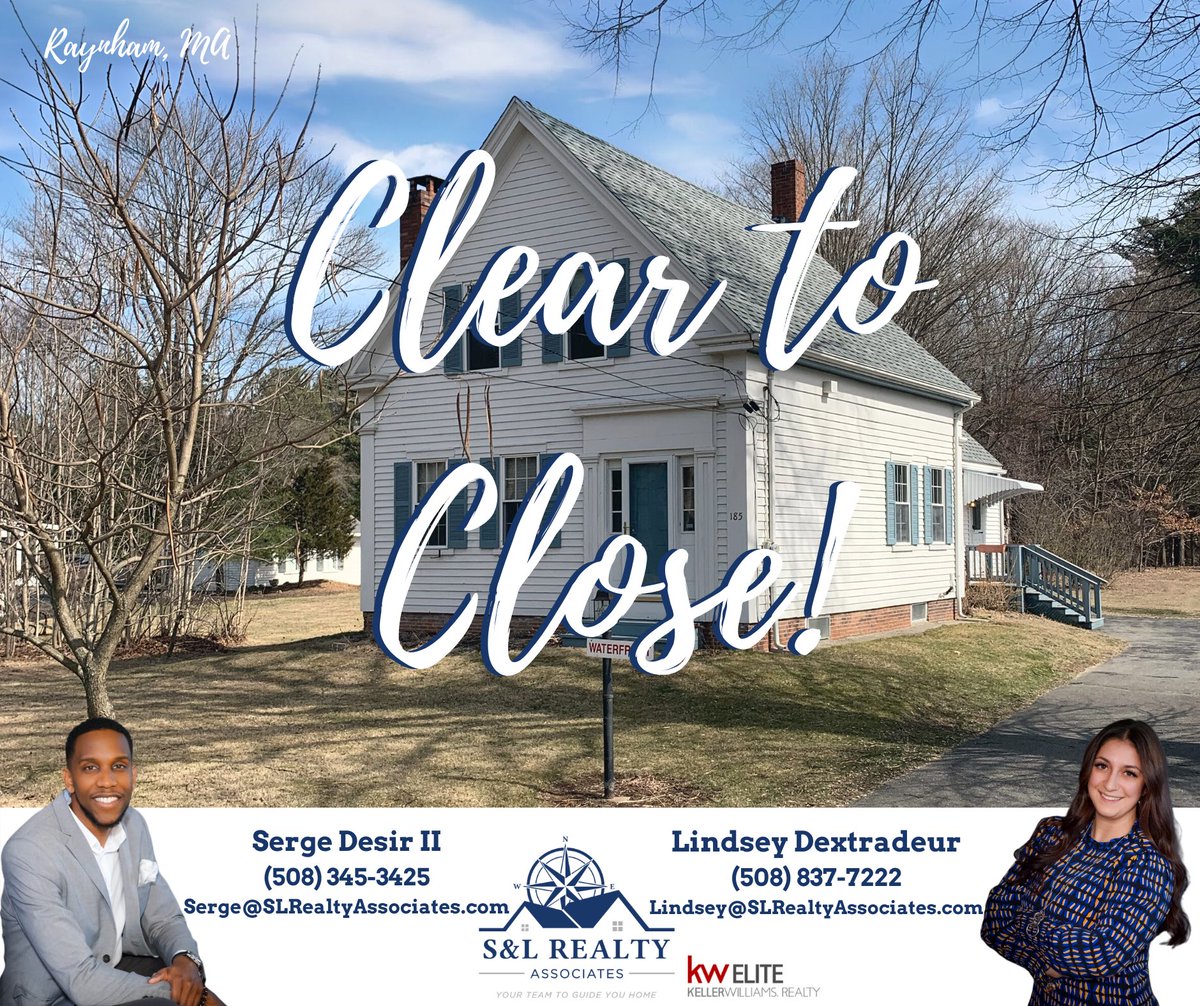 BorderingBoston's tweet photo. 😁 The mortgage lender is ready to close this loan! Just a few more days until the final walkthrough then 👉 closing day 🗓

Are you looking to SELL or BUY a home this year? 🏡 Contact us TODAY and let’s discuss your next steps!

#slrealtyassociates #borderingbostonliving https://t.co/mYmGHYuls6
