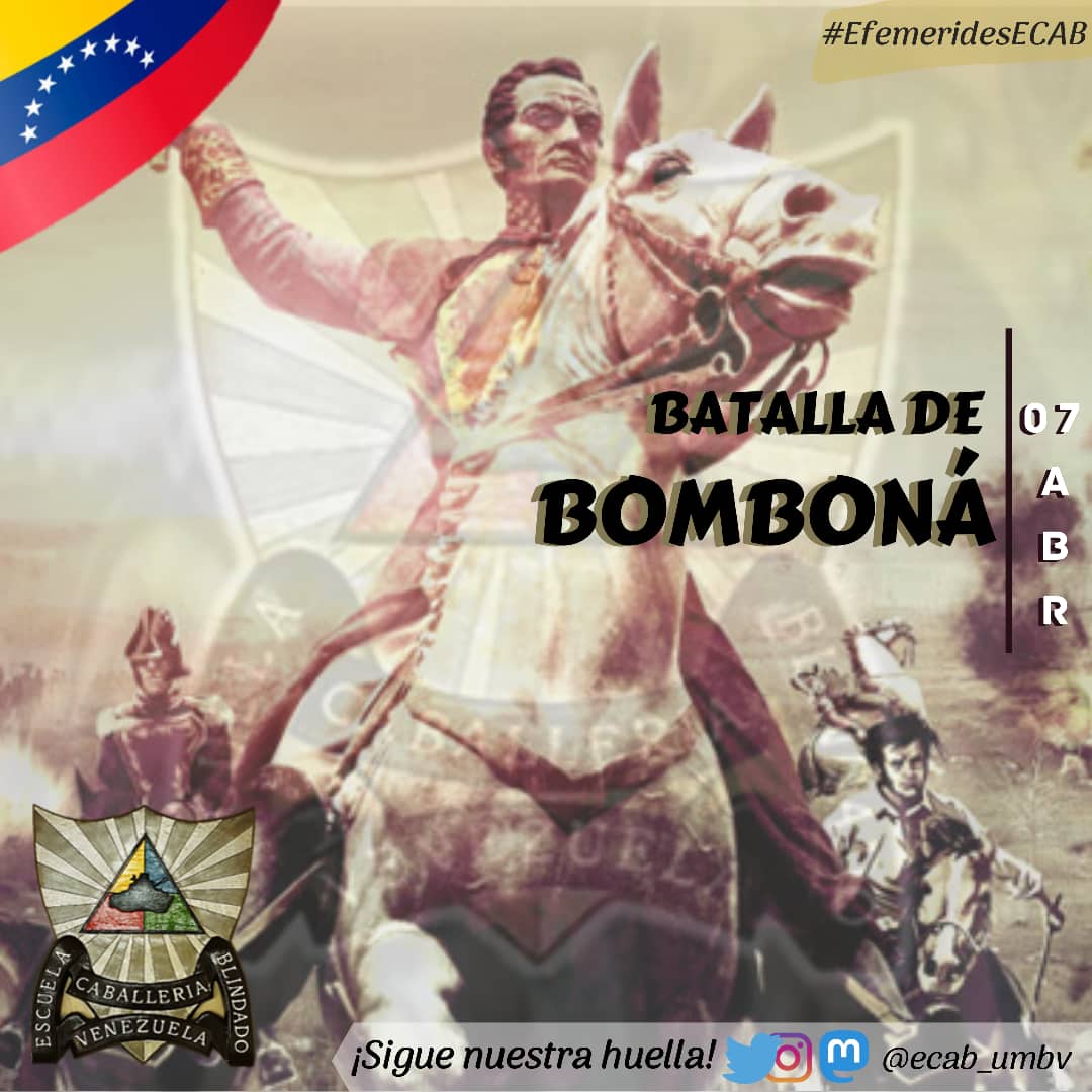 ecab_umbv's tweet image. #EfemeridesECAB En 1822 se libró en Nariño, Colombia, la Batalla de Bomboná, dirigida táctica y magistralmente por el Libertador Simón Bolívar, quien se enfrentó al Ejército Realista que era dirigido por el Coronel Basilo Antonio García y Velasco @FelixOsorioG @Umbv_Fanb #07Abr