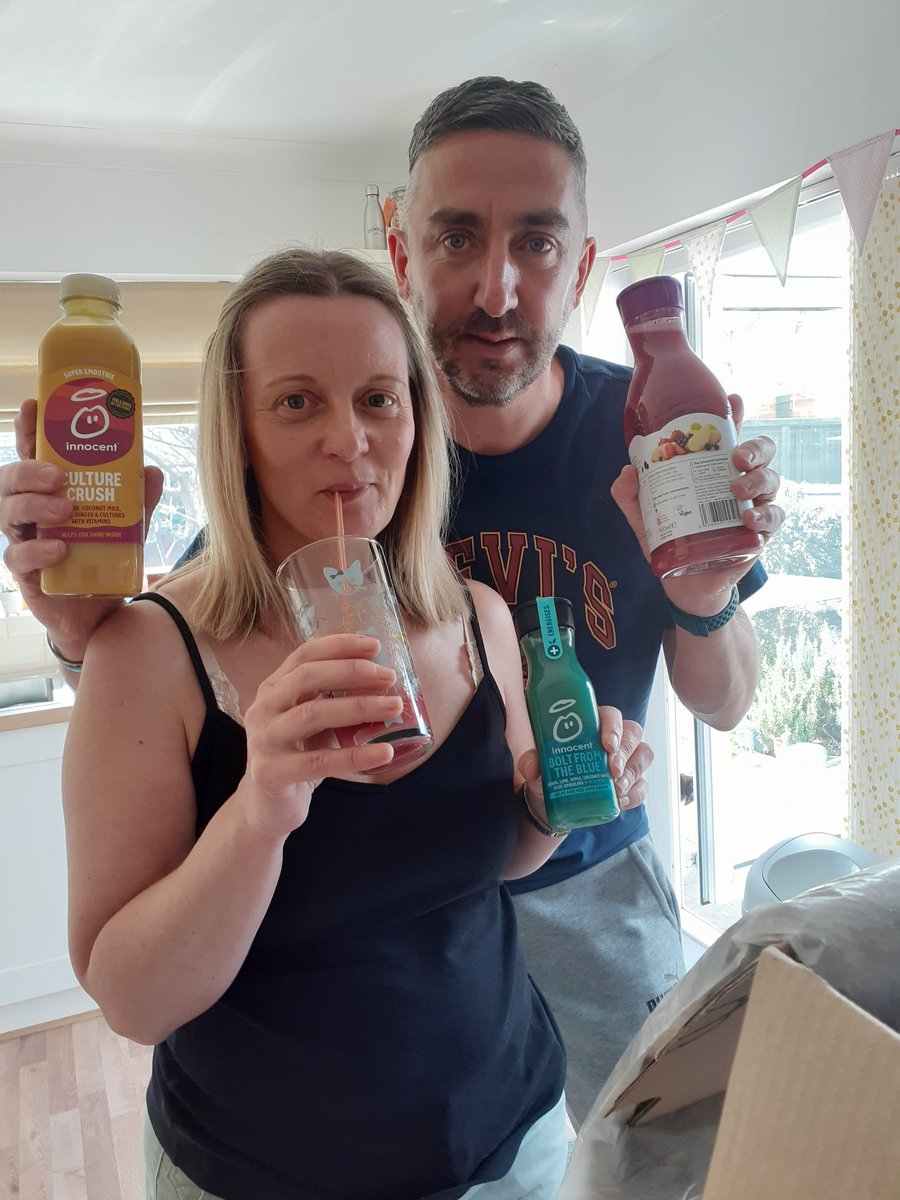 Thanks Tom at Innocent for my smoothie pack..love them all...CHEERS 
<a href="/innocent/">innocent drinks</a> #smoothies #HealthyBodyHealthyMind <a href="/BidfoodUK/">Bidfood UK</a>